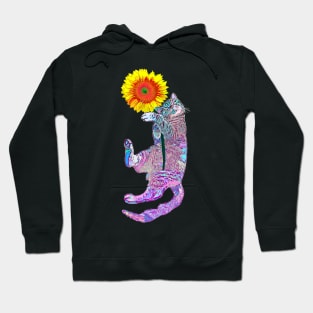 Sunflower cat Hoodie